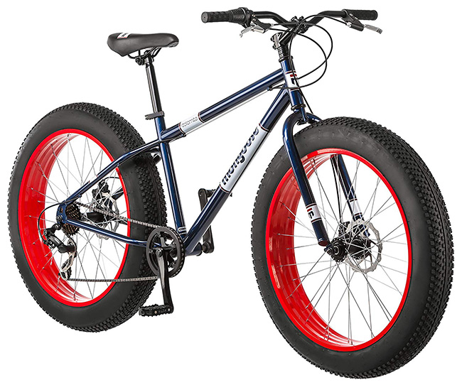 Mongoose Dolomite Men’s Fat Tire Bike 26-inch wheel size